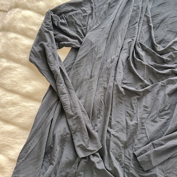 All Saints Amei Long Sleeve Cowl neck dress - Picture 8 of 10